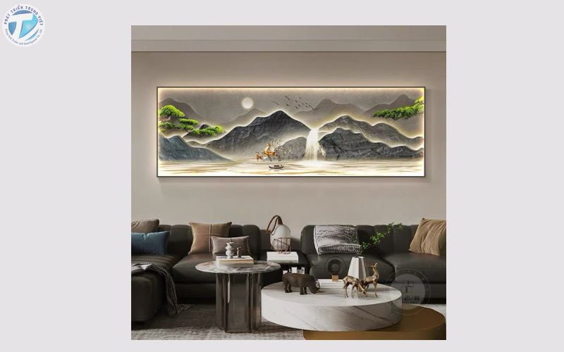 Mẫu tranh điện thiên nhiên